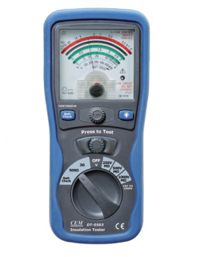 Тестер  CEM DT-5503 изоляции и электропроводимости аналоговый Арт. 480489_30