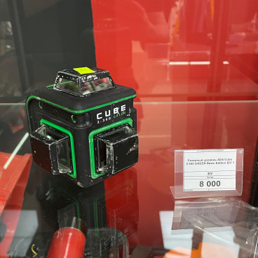 Лазерный уровень ADA Cube 3-360 GREEN Basic Edition Арт. А00560 (Зеленый луч) Б/У_2