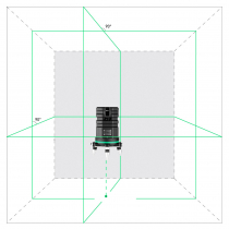 Профессиональный лазерный уровень ADA 6D Servoliner GREEN (Зеленый луч) Арт. А00622