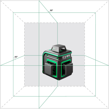 Лазерный уровень ADA Cube 3-360 GREEN Home Еdition Арт. А00566 (Зеленый луч)_8
